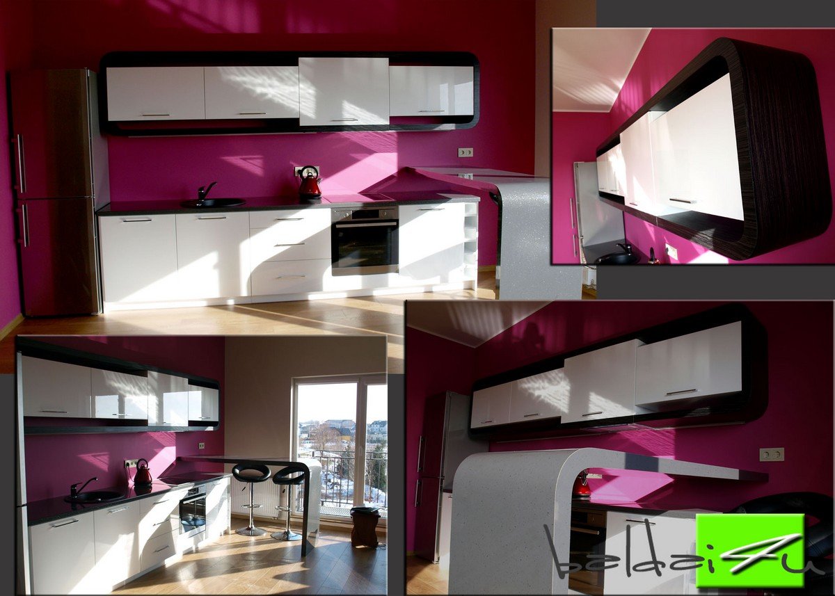 modernus virtuves baldai