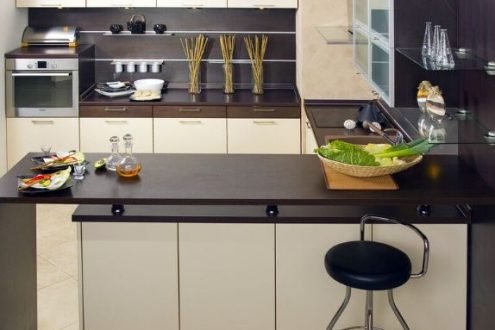 azijos stiliaus virtuves baldai