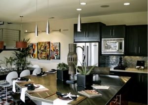 azijos stiliaus virtuves baldai